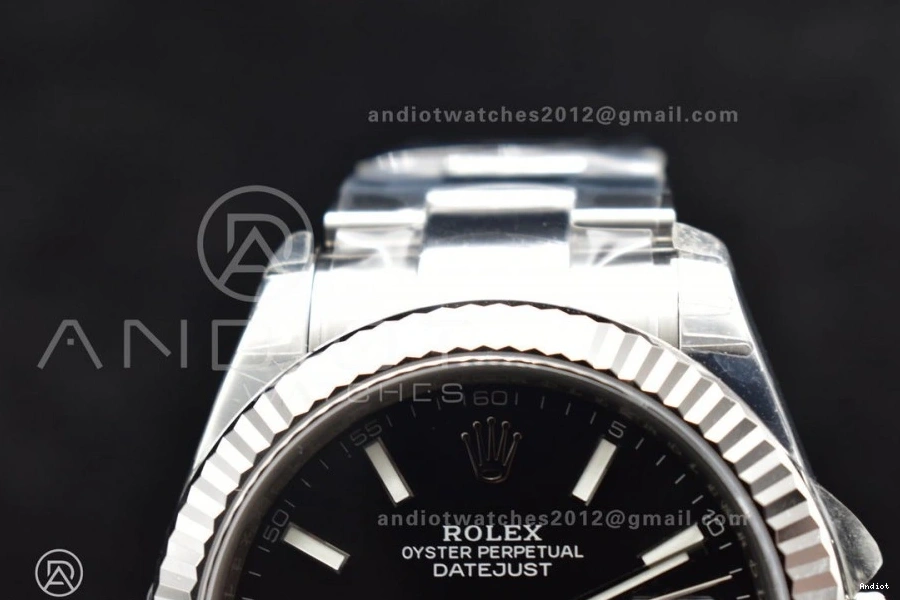 Best 41 SS Bracelet 1:1 DateJust Dial Oyster Black VS3235 904L 126334 VSF Edition on 0302